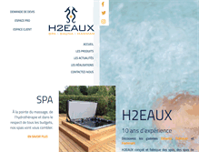 Tablet Screenshot of h2eaux.fr